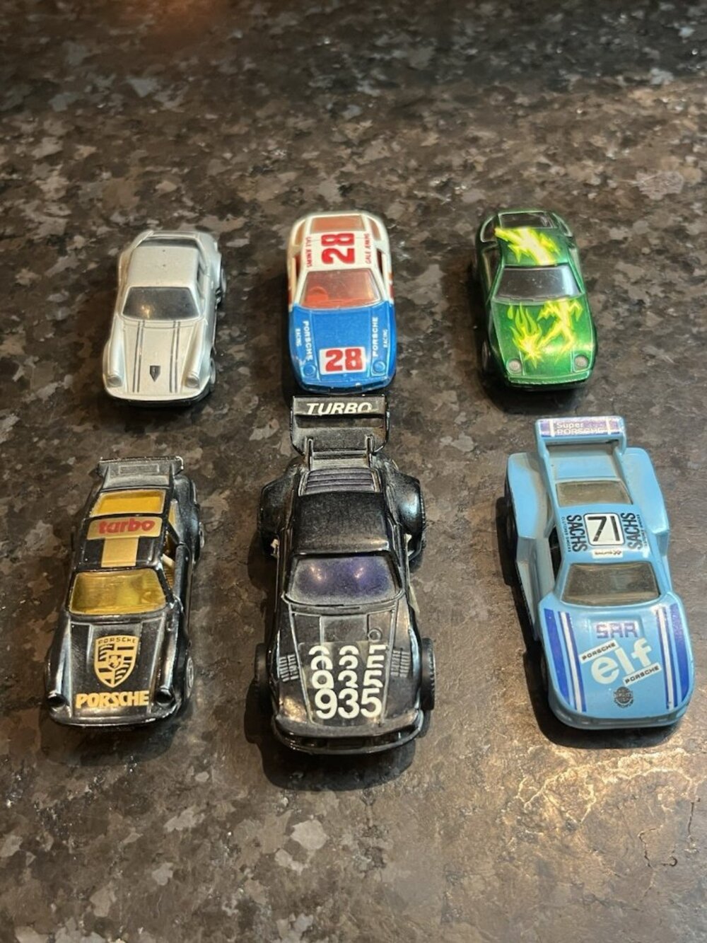 Vintage Matchbox Superfast Porsche Lot 6 Diecast 928 935 911 Turbo Racing
